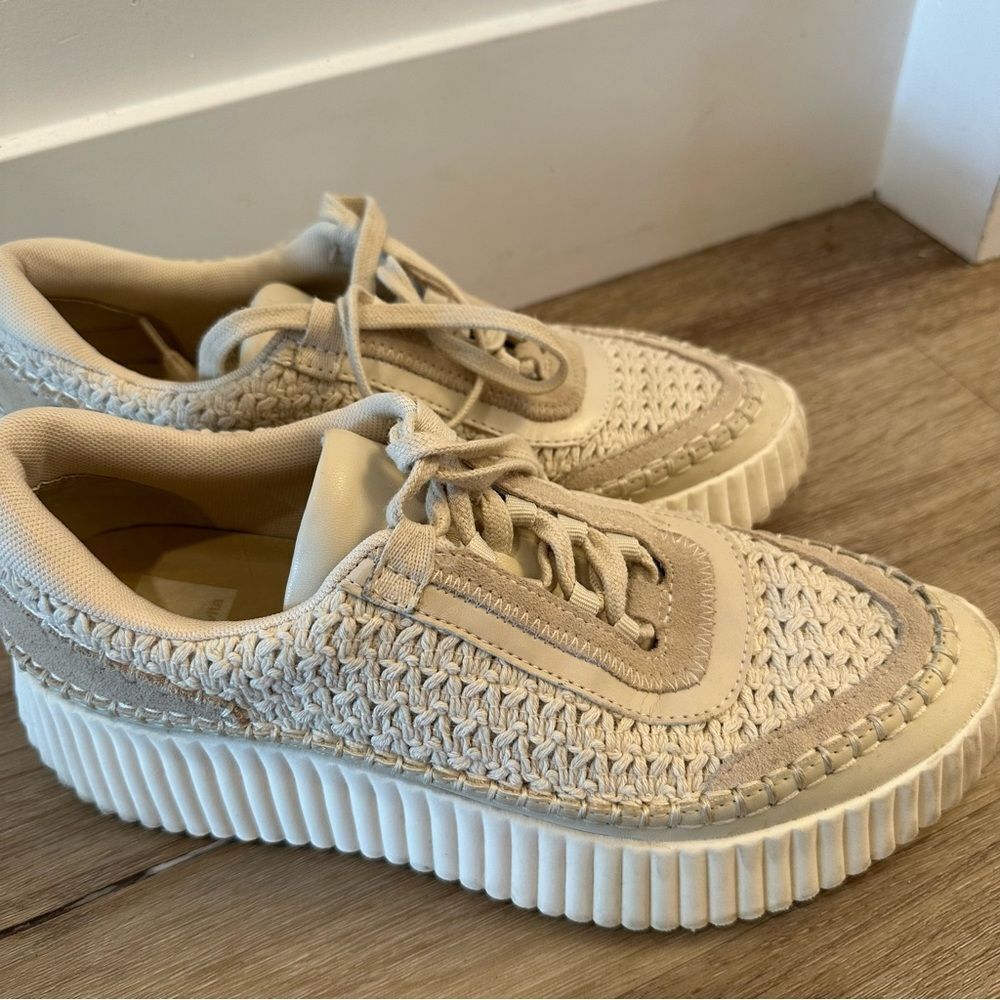 Dolce Vita Dolen Sneakers in Sandstone Knit size 8.5 - Picture 11 of 16